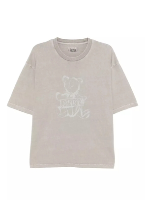 izzue graphic-print t-shirt - Grey