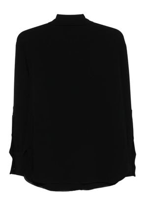 Alberto Biani neck-tie shirt - Black