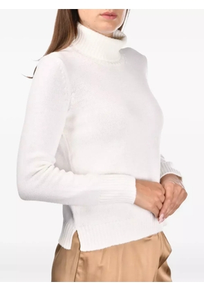 Gran Sasso turtleneck wool sweater - White