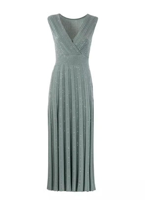 D.Exterior sequin-embellished midi dress - Blue