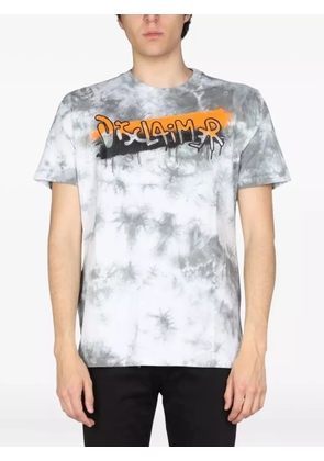 DISCLAIMER tie-dye print T-shirt - Grey