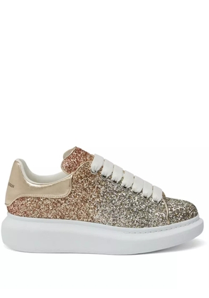 Alexander McQueen Oversized glitter chunky sneakers - Multicolour