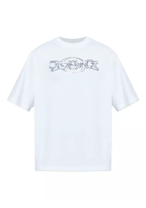 Casablanca logo T-shirt - White