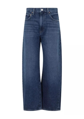 PAIGE logo-patch jeans - Blue