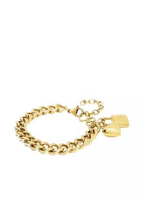Nialaya Jewelry cuban-chain charm bracelet - Gold