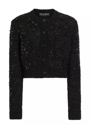 Dolce & Gabbana sequin-embellished cardigan - Black