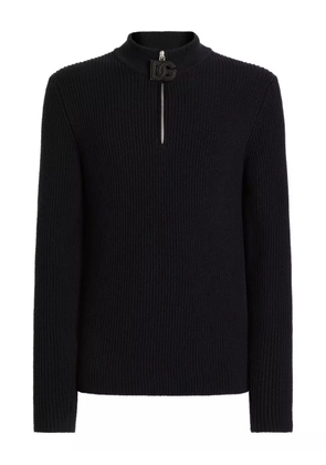 Dolce & Gabbana logo-detail sweater - Blue