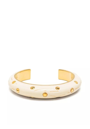 Aurelie Bidermann stud-embellished open-back bangle - Gold