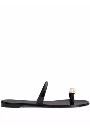 Giuseppe Zanotti Dynamo Ring sandals - Black