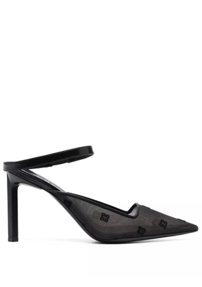 Givenchy 100mm logo-embroidered mules - Black