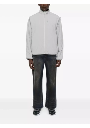 Calvin Klein zip-front panelled jacket - Grey