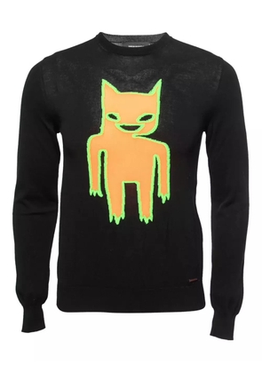 DSQUARED2 cat-motif sweater - Black