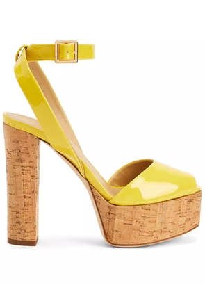 Giuseppe Zanotti 120mm Betty platform sandals - Yellow