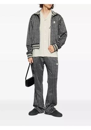 AMIRI geometric-pattern zip-up jacket - Grey