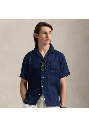 Classic Fit Linen Camp Shirt