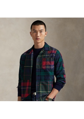 Classic Fit Patchwork Oxford Camp Shirt