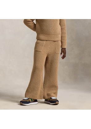 Cotton Wide-Leg Jumper Trousers