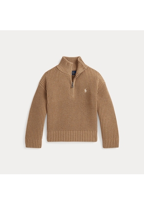 Cotton Half-Zip Jumper