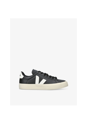 Womens Veja Women's Campo Chromefree Leather Low-Top Trainers