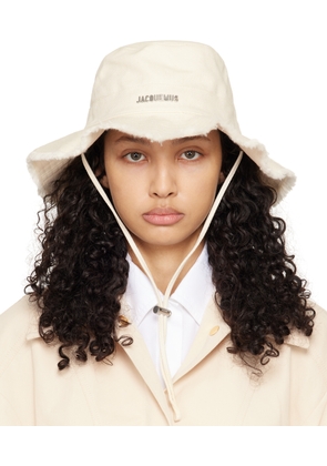 JACQUEMUS Off-White Les Classiques 'Le bob Artichaut' Hat