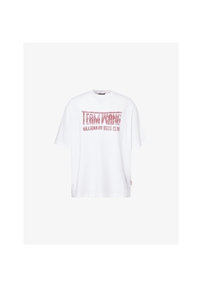 Mens Team Wang Design x Billionaire Boys Club Graphic-Print Cotton T-Shirt