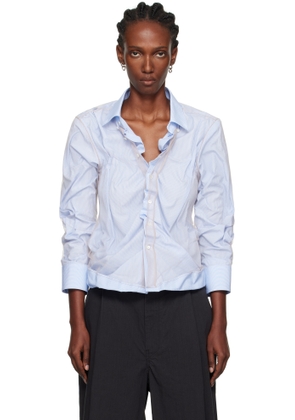 Maison Margiela Blue Organic Cotton Shirt
