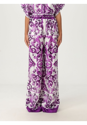 Pants DOLCE & GABBANA Woman color Violet