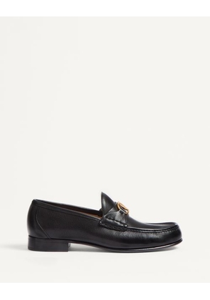 Valentino Garavani Vlogo Signature Buffalo Loafer Man BLACK 39