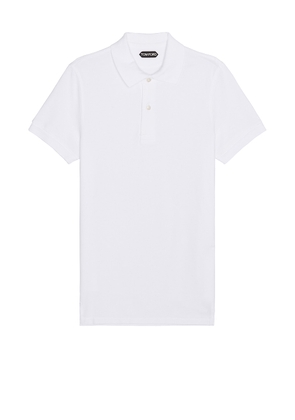 TOM FORD Tennis Polo in Ecru - White. Size 44 (also in ).