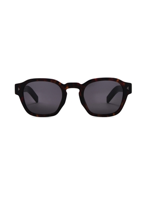 Prada Round Frame Sunglasses in Brown Tortoise in Tartaruga - Brown. Size all.