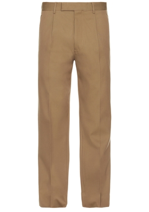 Zegna Pleated Pant in Khaki - Tan. Size 50 (also in ).
