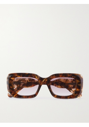 Chloé - + Net Sustain Gayia Square-frame Tortoiseshell Recycled-acetate Sunglasses - Brown - One size