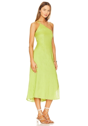 FAITHFULL THE BRAND x REVOLVE Beatrix Midi Dress in Green. Size XS. Also in S.