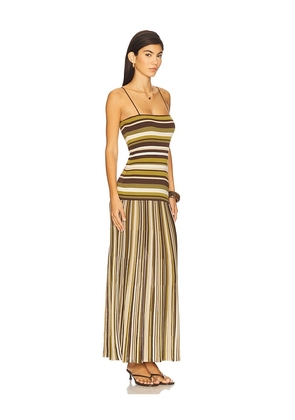 FAITHFULL THE BRAND Essenia Knit Dress in Green. Size L. Also in XL.