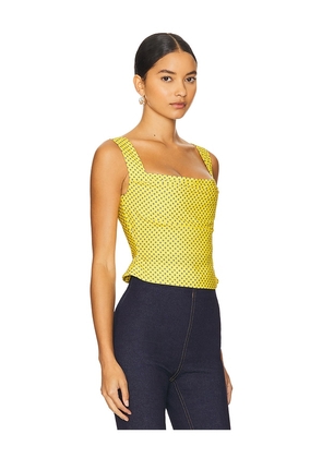 Miaou Imogene Corset in Yellow. Size M. Also in L, XXS.