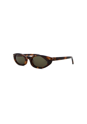 Luv Lou x Whitney Port The Tortue Sunglasses in Brown.
