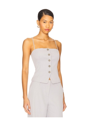 Lovers and Friends Margo Top in Light Grey. Size L. Also in M, S, XL, XS, XXS.