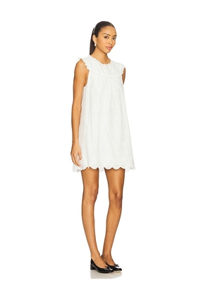 Tularosa Elera Mini Dress in White. Size L. Also in M, S, XL, XS, XXS.