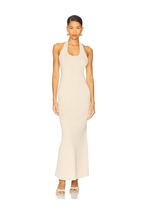 SNDYS Laia Maxi Dress in Cream. Size L. Also in M, S, XL, XS, XXL, XXS.