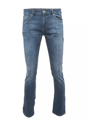 BOSS logo-patch jeans - Blue