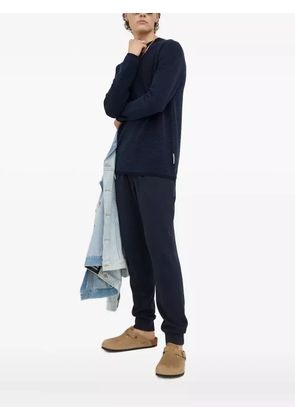 Marc O'Polo textured-knit crew-neck sweater - Blue