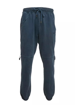 Jacquemus Pre-Owned cotton track-pants - Blue