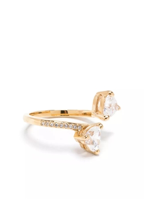 Swarovski Mesmera heart-shaped crystal ring - Gold