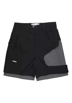 C2h4 Crooked Tactic shorts - Black