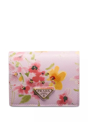 Prada floral-print wallet - Pink