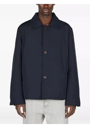 Diomene button-fastening padded jacket - Black