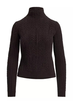 Ralph Lauren Collection pointelle-knit cashmere sweater - Brown
