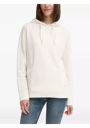 Joop! logo-plaque hoodie - Neutrals