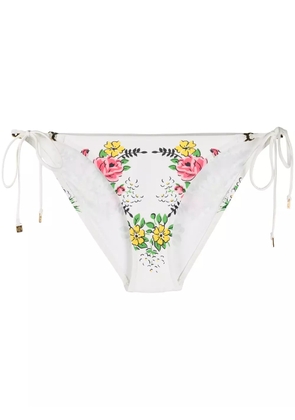 Tory Burch floral print bikini bottoms - Neutrals