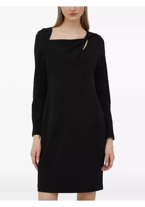DKNY long-sleeve midi dress - Black